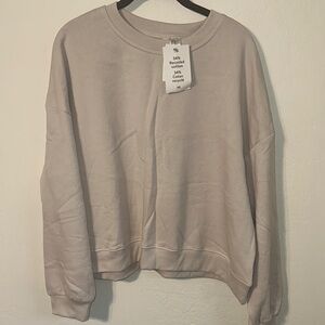H&M. Crewneck Long sleeve Sweatshirt - Light Taupe